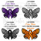 Beautiful Butterfly  Awareness warrior/survivor mug