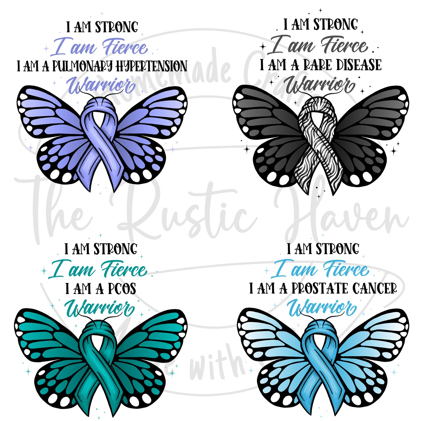 Awareness I am a Survivor/warrior Beautiful Butterfly Pillows