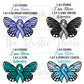 Beautiful Butterfly  Awareness warrior/survivor mug