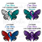 Beautiful Butterfly  Awareness warrior/survivor mug