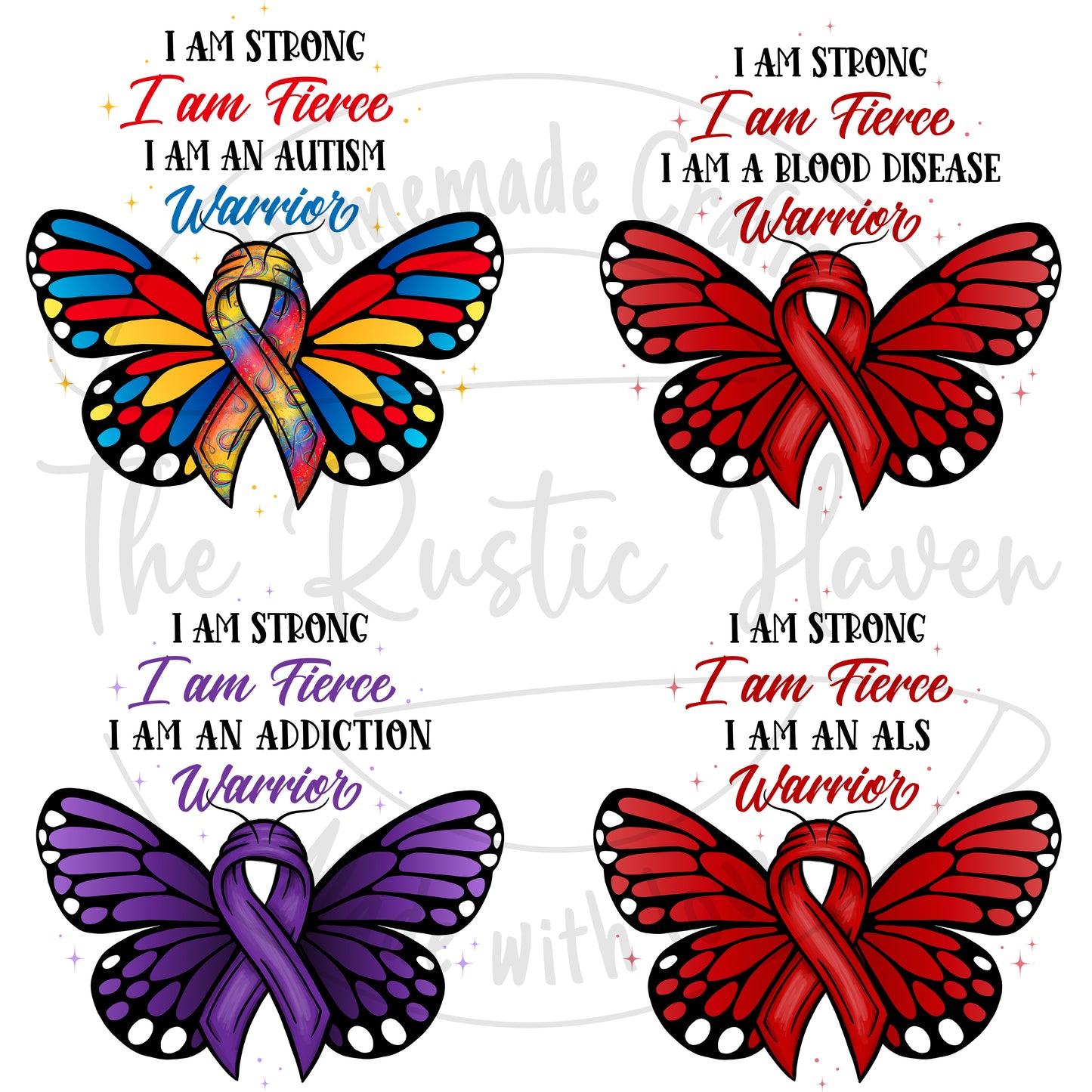 Awareness I am a Survivor/warrior Beautiful Butterfly Pillows