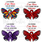 Beautiful Butterfly  Awareness warrior/survivor mug