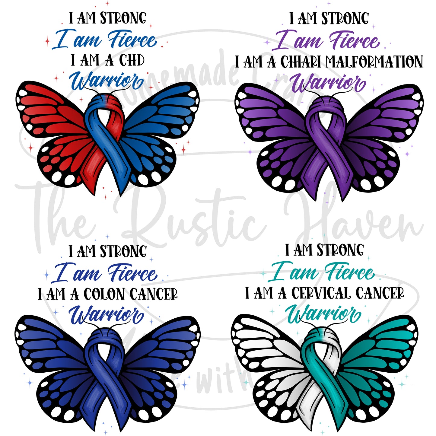 Awareness I am a Survivor/warrior Beautiful Butterfly Pillows