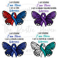 Beautiful Butterfly  Awareness warrior/survivor mug
