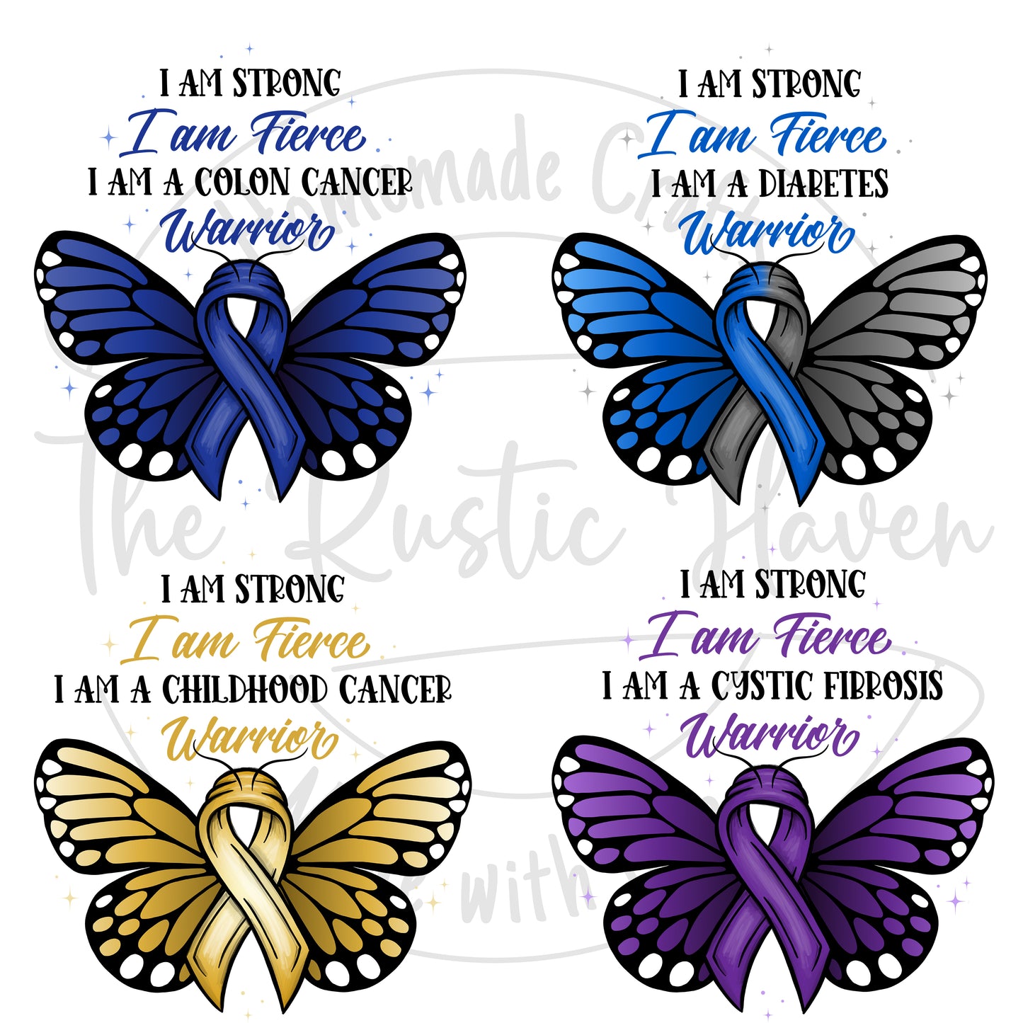 Awareness I am a Survivor/warrior Beautiful Butterfly Pillows