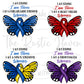Beautiful Butterfly  Awareness warrior/survivor mug