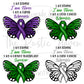 Beautiful Butterfly  Awareness warrior/survivor mug