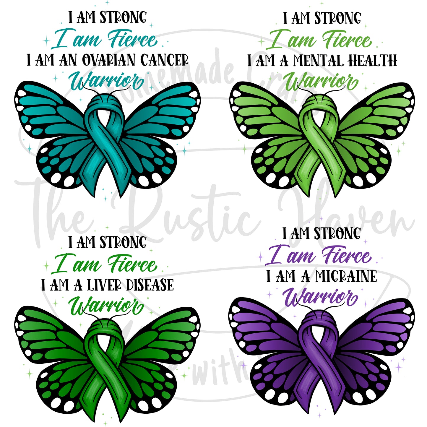 Awareness I am a Survivor/warrior Beautiful Butterfly Pillows