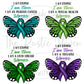 Beautiful Butterfly  Awareness warrior/survivor mug