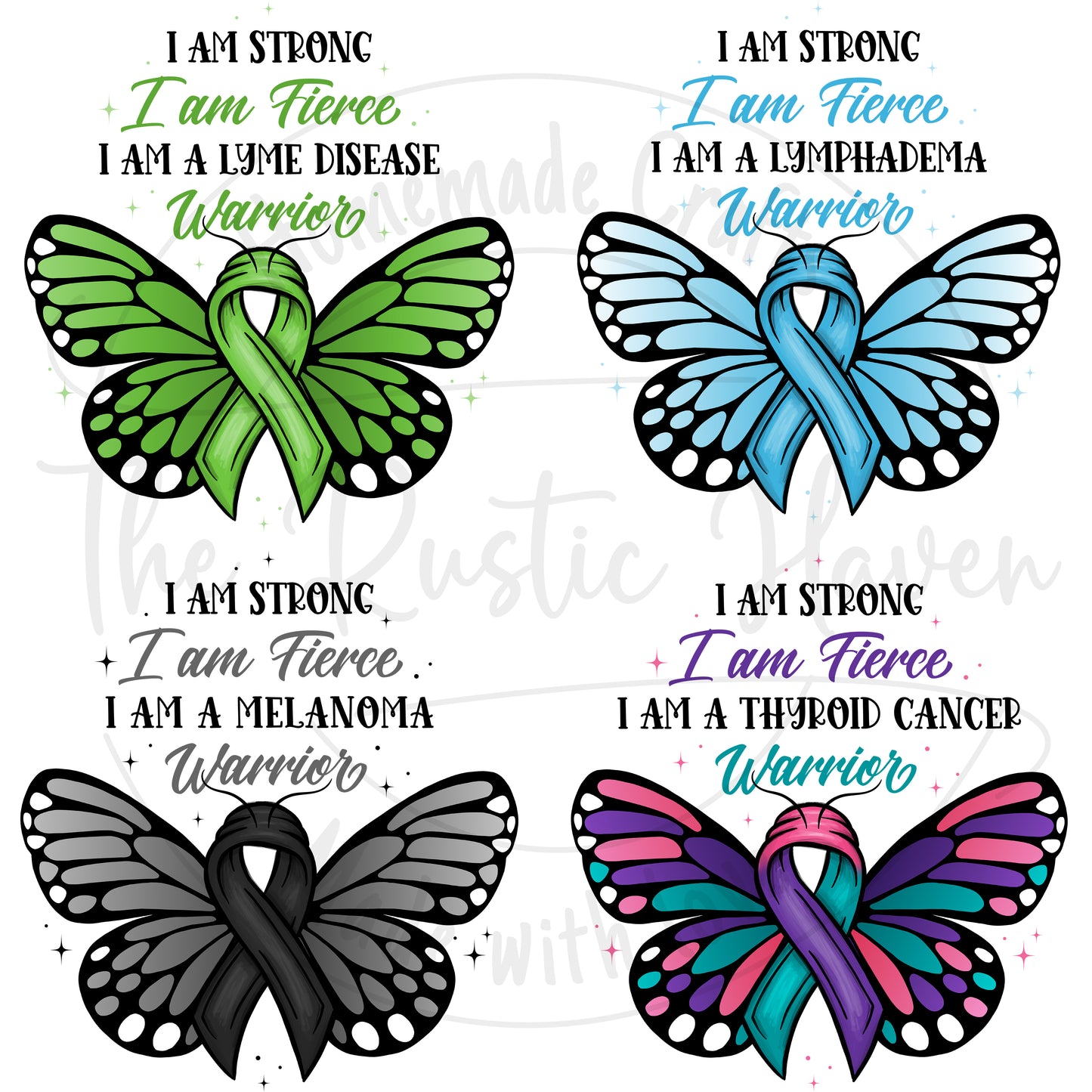 Awareness I am a Survivor/warrior Beautiful Butterfly Pillows